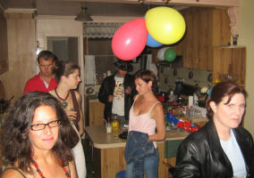 Und schon war die Party im Gange