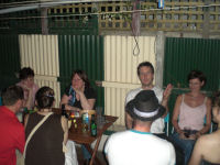 BBQ im Hinterhof