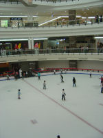 Auch in Doha kann man Eislaufen - besonders beliebt bei den Kanadiern unter den Scheichs