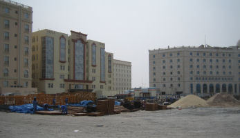 Die ganze Stadt ist neu oder eine Baustelle