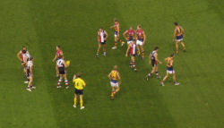 Aussi Rules Football Saints vs. Crows