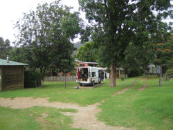 Einziger Stellplatz im Eungella Campground