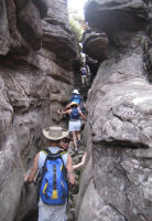 Durch die Schlucht zum Pinnacle