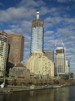 Blick auf Southbank vom FedSquare